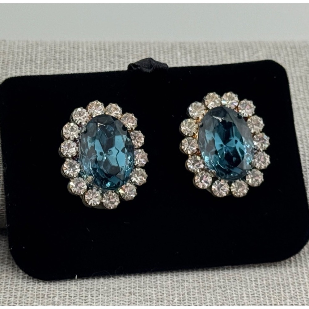 The Miniature Crown Jewel Collection Russian Imperial‎ Orb Detail Clip Earrings